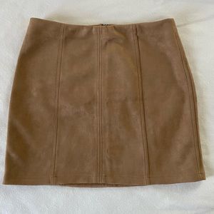 Wild Honey Faux Suede Skirt